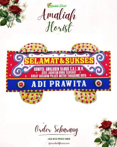 Karangan Bunga Ucapan Selamat di Girimulyo