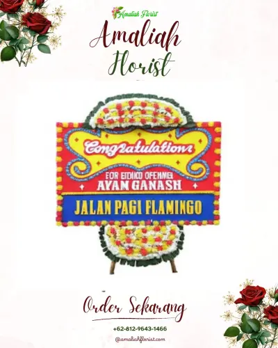Bunga Papan Congratulation di Girimulyo